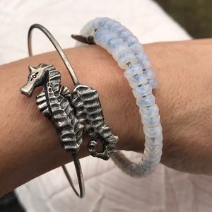2 Vintage Alex & Ani wrap bracelets